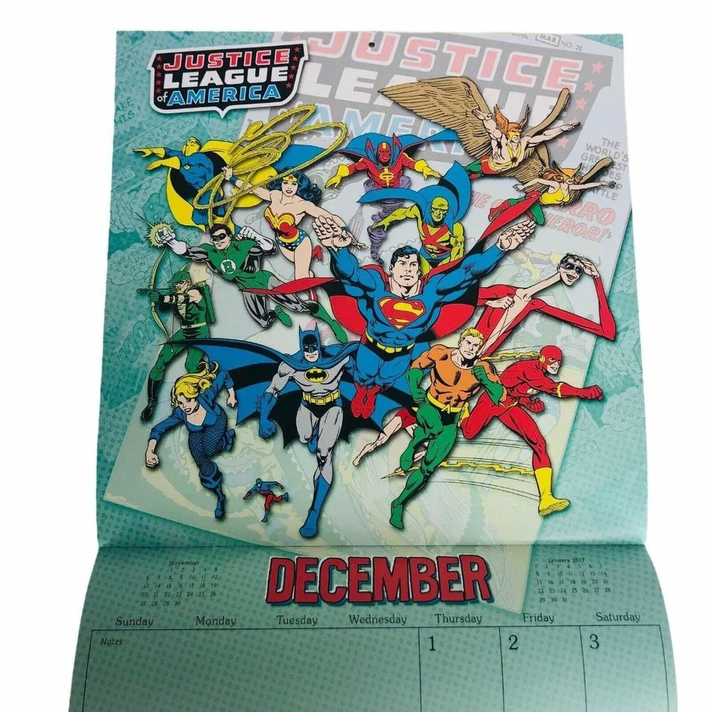 New‎ 2016 DC Comics Originals Wall Calendar Square